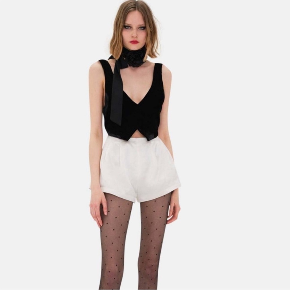 For Love and Lemons Drew Velvet Romper